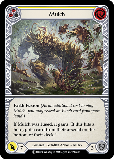 Mulch (Yellow) | Common [Rainbow Foil] - Unlimited