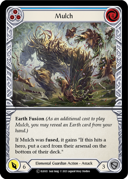 Mulch (Blue) | Common [Rainbow Foil] - Unlimited