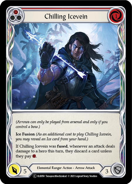 Chilling Icevein (Red) | Common [Rainbow Foil] - Unlimited