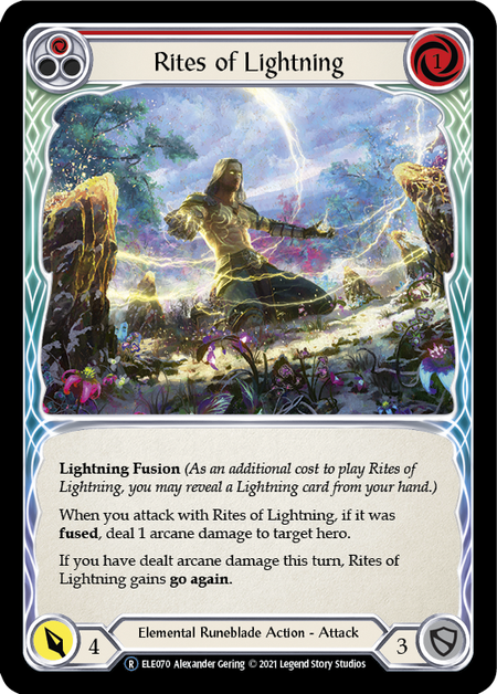 Rites of Lightning (Red) | Rare - Unlimited