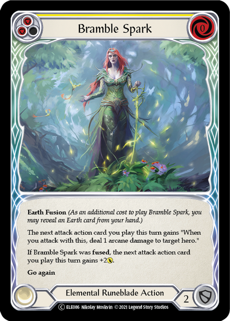 Bramble Spark (Yellow) | Common [Rainbow Foil] - Unlimited
