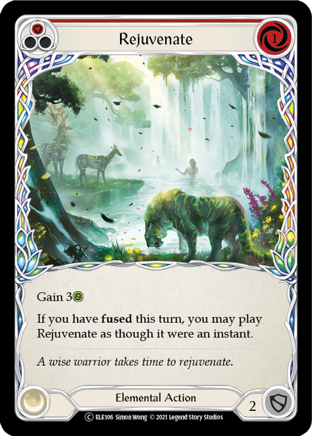 Rejuvenate (Red) | Common [Rainbow Foil] - Unlimited