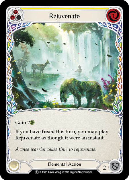 Rejuvenate (Yellow) | Common [Rainbow Foil] - Unlimited