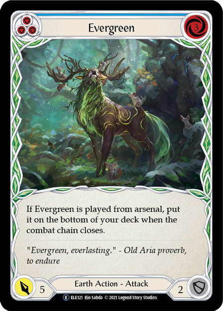 Evergreen (Blue) | Rare [Rainbow Foil] - Unlimited