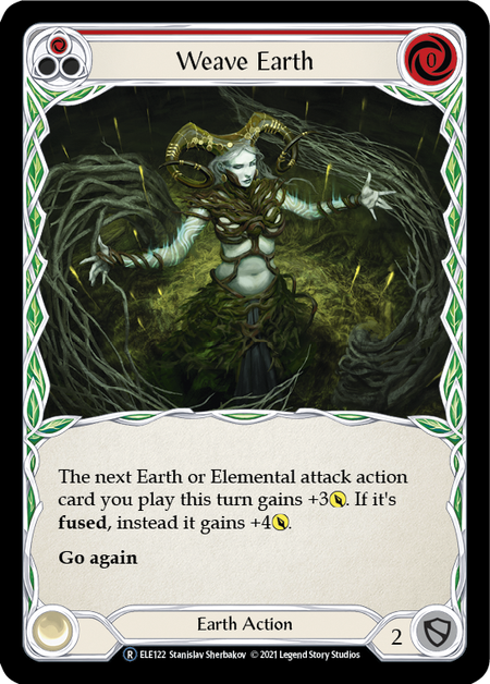 Weave Earth (Red) | Rare [Rainbow Foil] - Unlimited