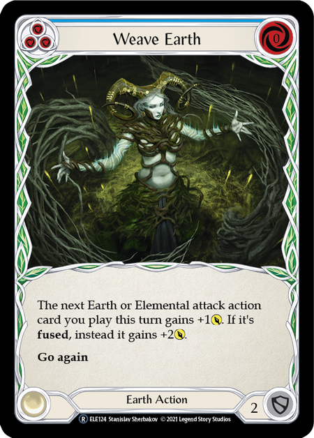 Weave Earth (Blue) | Rare [Rainbow Foil] - Unlimited