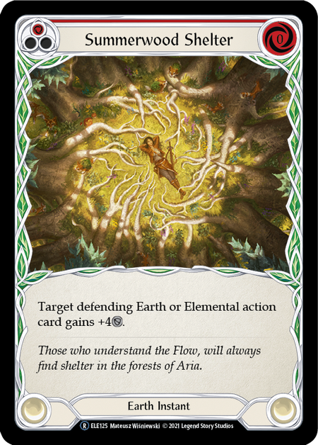 Summerwood Shelter (Red) | Rare [Rainbow Foil] - Unlimited