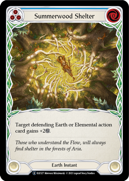 Summerwood Shelter (Blue) | Rare [Rainbow Foil] - Unlimited