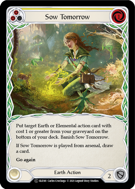 Sow Tomorrow (Yellow) | Common [Rainbow Foil] - Unlimited