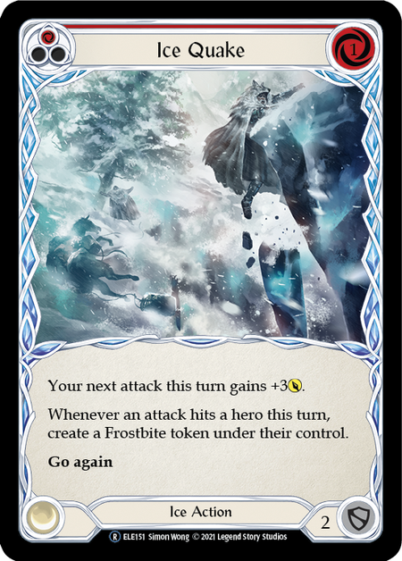 Ice Quake (Red) | Rare [Rainbow Foil] - Unlimited