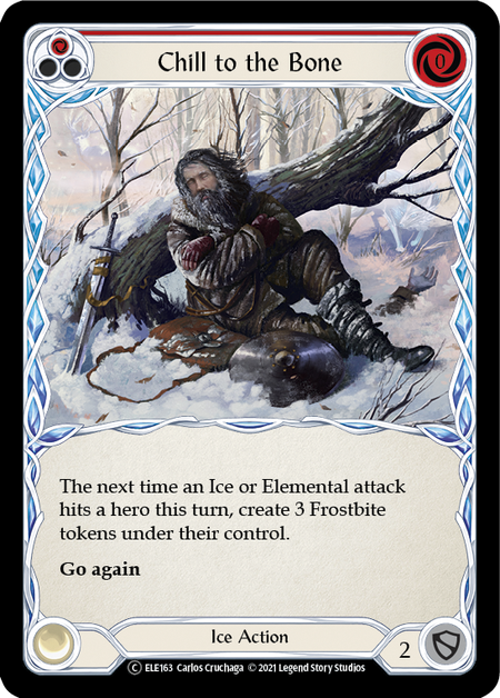 Chill to the Bone (Red) | Common [Rainbow Foil] - Unlimited
