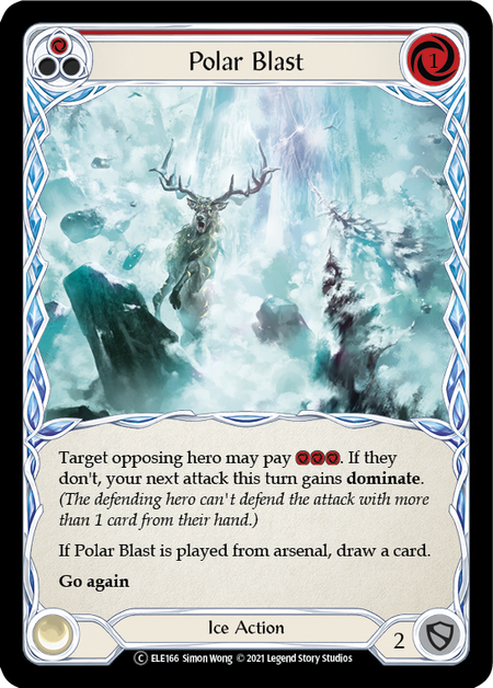 Polar Blast (Red) | Common [Rainbow Foil] - Unlimited