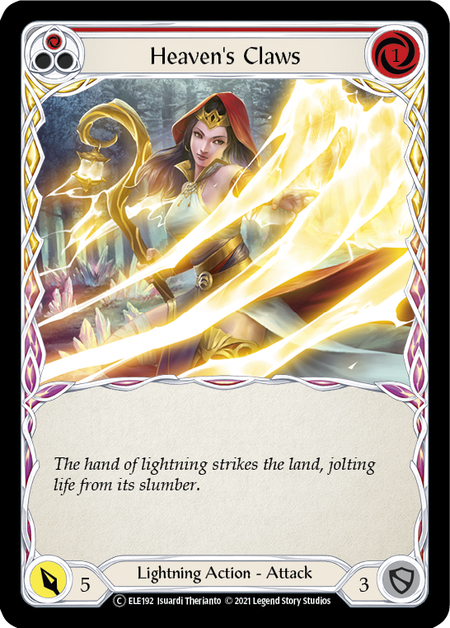Heaven's Claws (Red) | Common [Rainbow Foil] - Unlimited