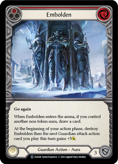 Embolden (Red) | Rare [Rainbow Foil] - Unlimited