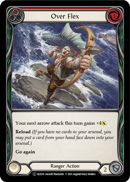 Over Flex (Red) | Common [Rainbow Foil] - Unlimited