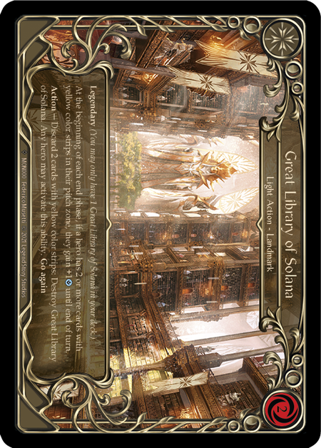Great Library of Solana | Fabled [Rainbow Foil] - Unlimited