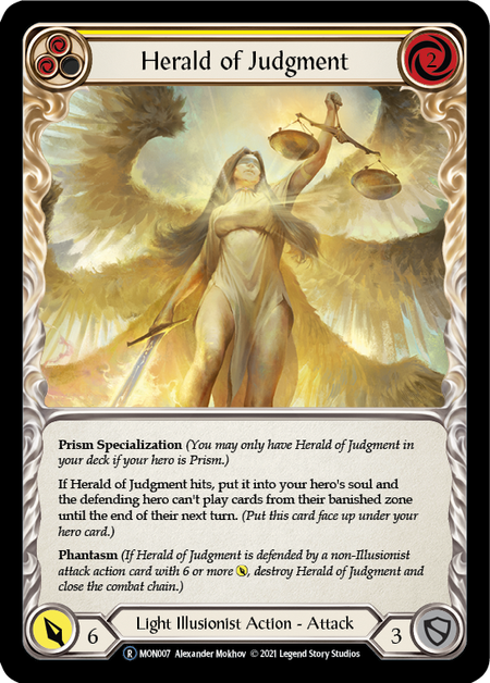 Herald of Judgment | Rare [Rainbow Foil] - Unlimited