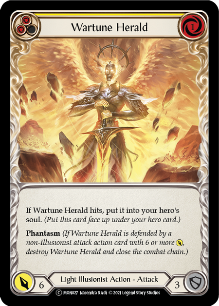 Wartune Herald (Yellow) | Common - Unlimited