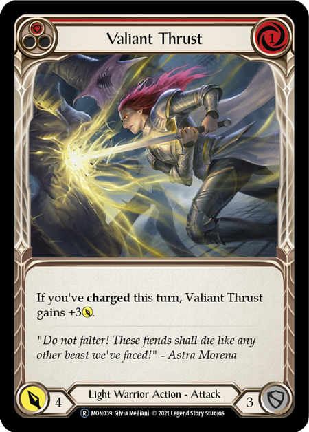 Valiant Thrust (Red) | Rare - Unlimited