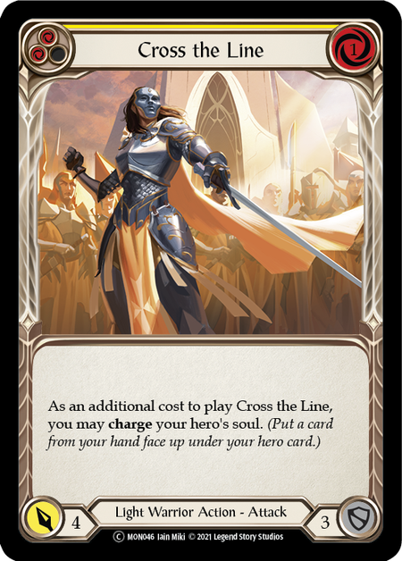 Cross the Line (Yellow) | Common - Unlimited