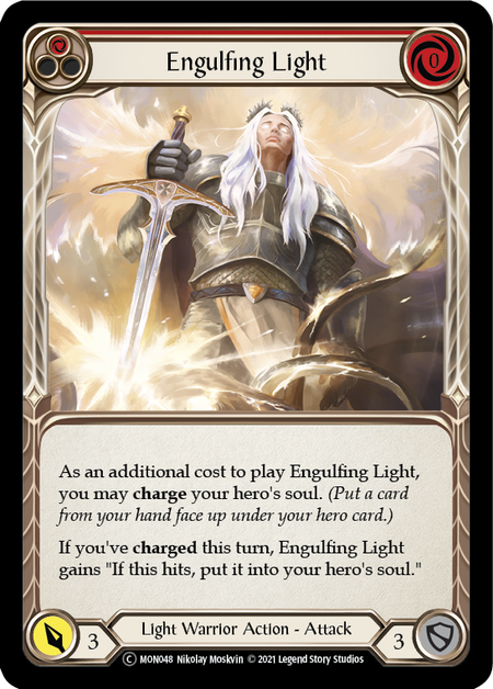 Engulfing Light (Red) | Common [Rainbow Foil] - Unlimited