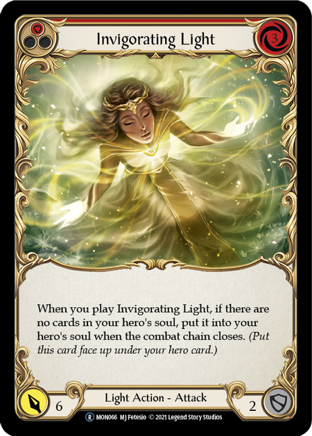 Invigorating Light (Red) | Rare [Rainbow Foil] - Unlimited