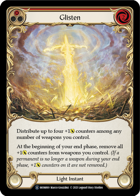 Glisten (Red) | Rare [Rainbow Foil] - Unlimited