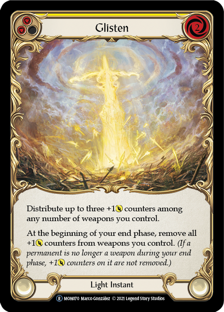 Glisten (Yellow) | Rare [Rainbow Foil] - Unlimited