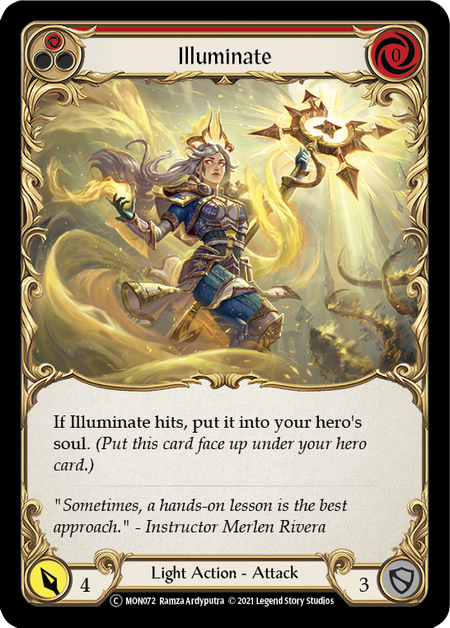 Illuminate (Red) | Common [Rainbow Foil] - Unlimited