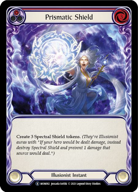 Prismatic Shield (Red) | Rare [Rainbow Foil] - Unlimited