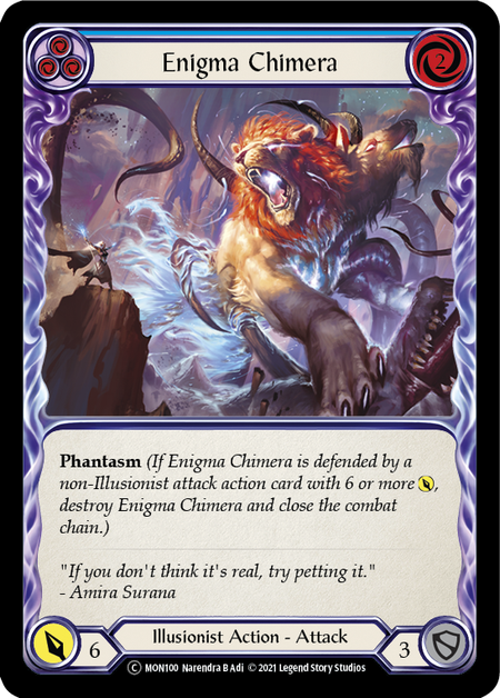 Enigma Chimera (Blue) | Common [Rainbow Foil] - Unlimited