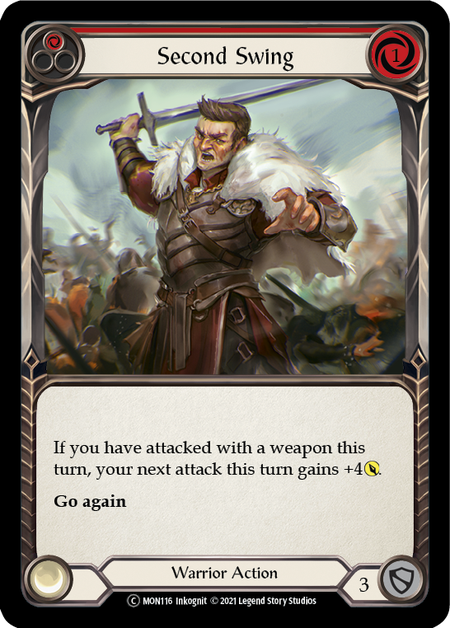 Second Swing (Red) | Common [Rainbow Foil] - Unlimited