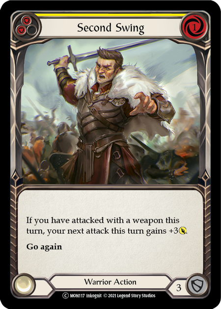 Second Swing (Yellow) | Common [Rainbow Foil] - Unlimited