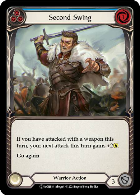 Second Swing (Blue) | Common [Rainbow Foil] - Unlimited