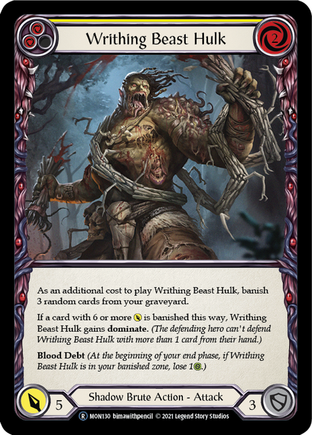 Writhing Beast Hulk (Yellow) | Rare - Unlimited