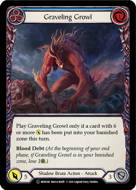 Graveling Growl (Blue) | Common - Unlimited