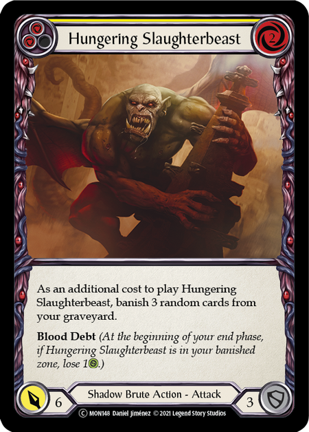 Hungering Slaughterbeast (Yellow) | Common - Unlimited