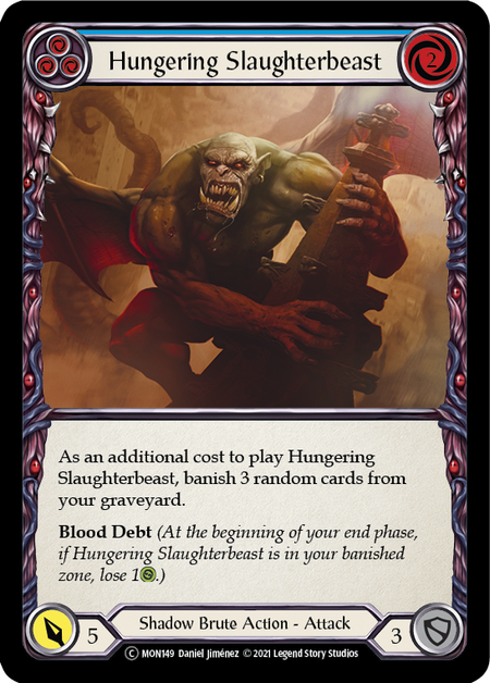 Hungering Slaughterbeast (Blue) | Common - Unlimited