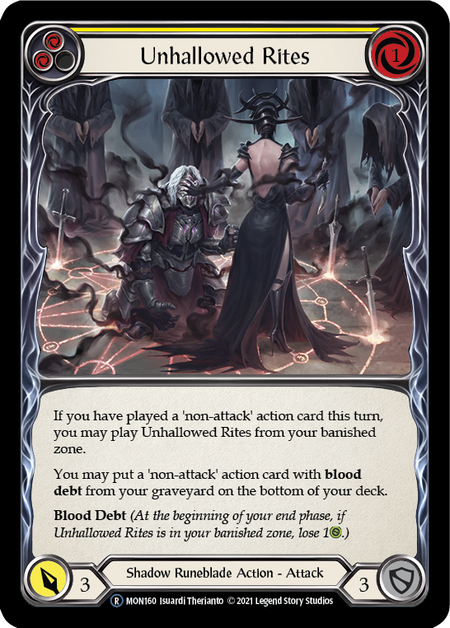 Unhallowed Rites (Yellow) | Rare - Unlimited