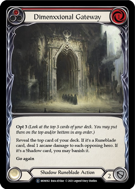 Dimenxxional Gateway (Red) | Rare - Unlimited