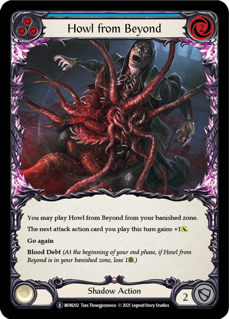 Howl from Beyond (Blue) | Rare [Rainbow Foil] - Unlimited