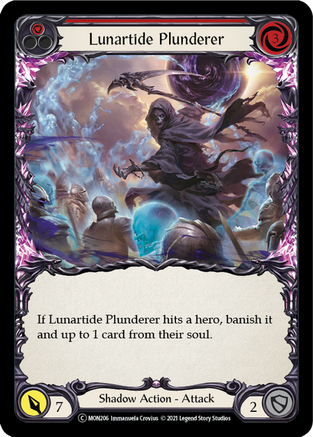 Lunartide Plunderer (Red) | Common [Rainbow Foil] - Unlimited