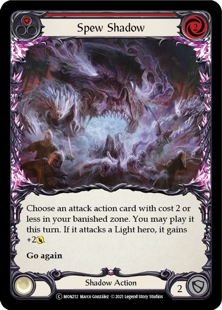 Spew Shadow (Red) | Common [Rainbow Foil] - Unlimited