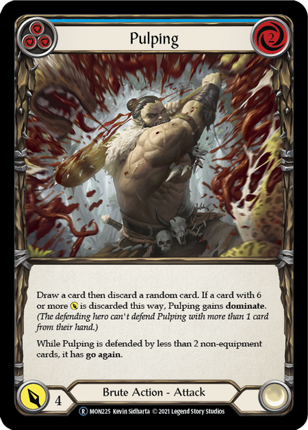 Pulping (Blue) | Rare [Rainbow Foil] - Unlimited