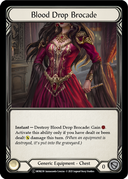 Blood Drop Brocade | Common [Rainbow Foil] - Unlimited