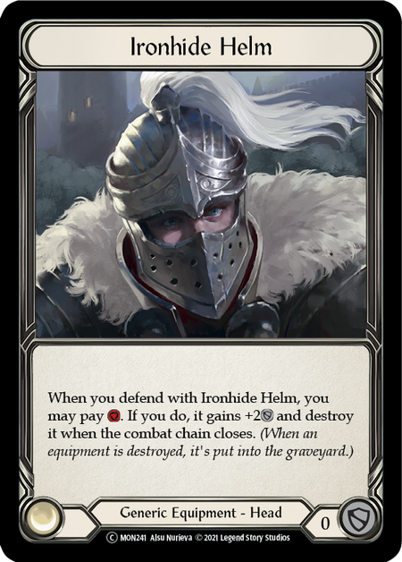 Ironhide Helm | Common [Rainbow Foil] - Unlimited