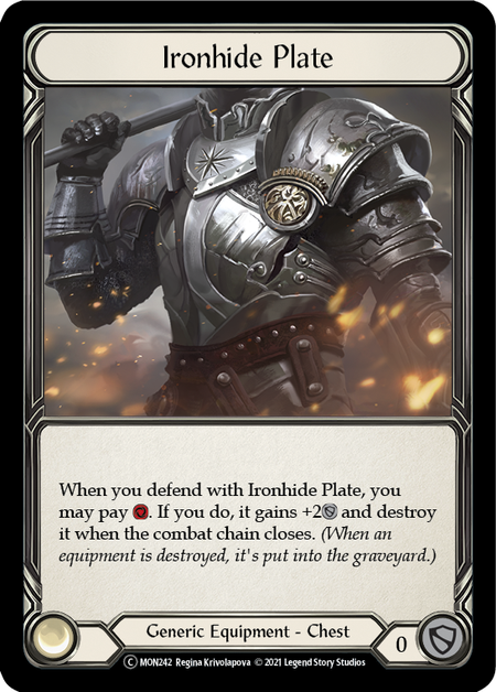 Ironhide Plate | Common [Rainbow Foil] - Unlimited