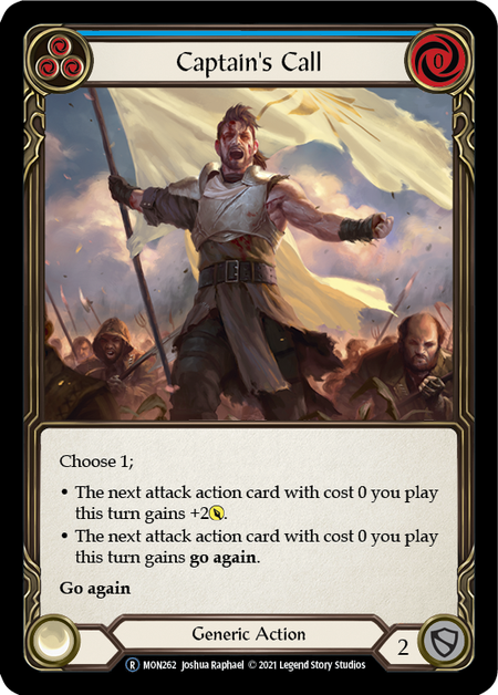 Captain's Call (Blue) | Rare [Rainbow Foil] - Unlimited