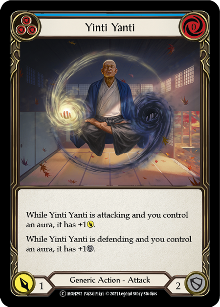 Yinti Yanti (Blue) | Common [Rainbow Foil] - Unlimited