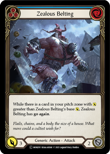Zealous Belting (Blue) | Common - Unlimited